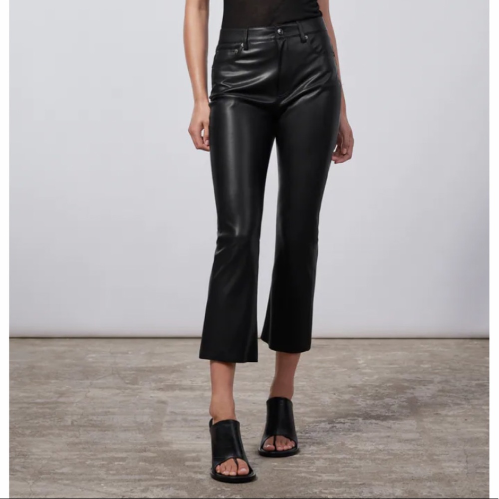 ZARA leather pants